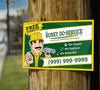 Single Sided Pole Sign - 12x18